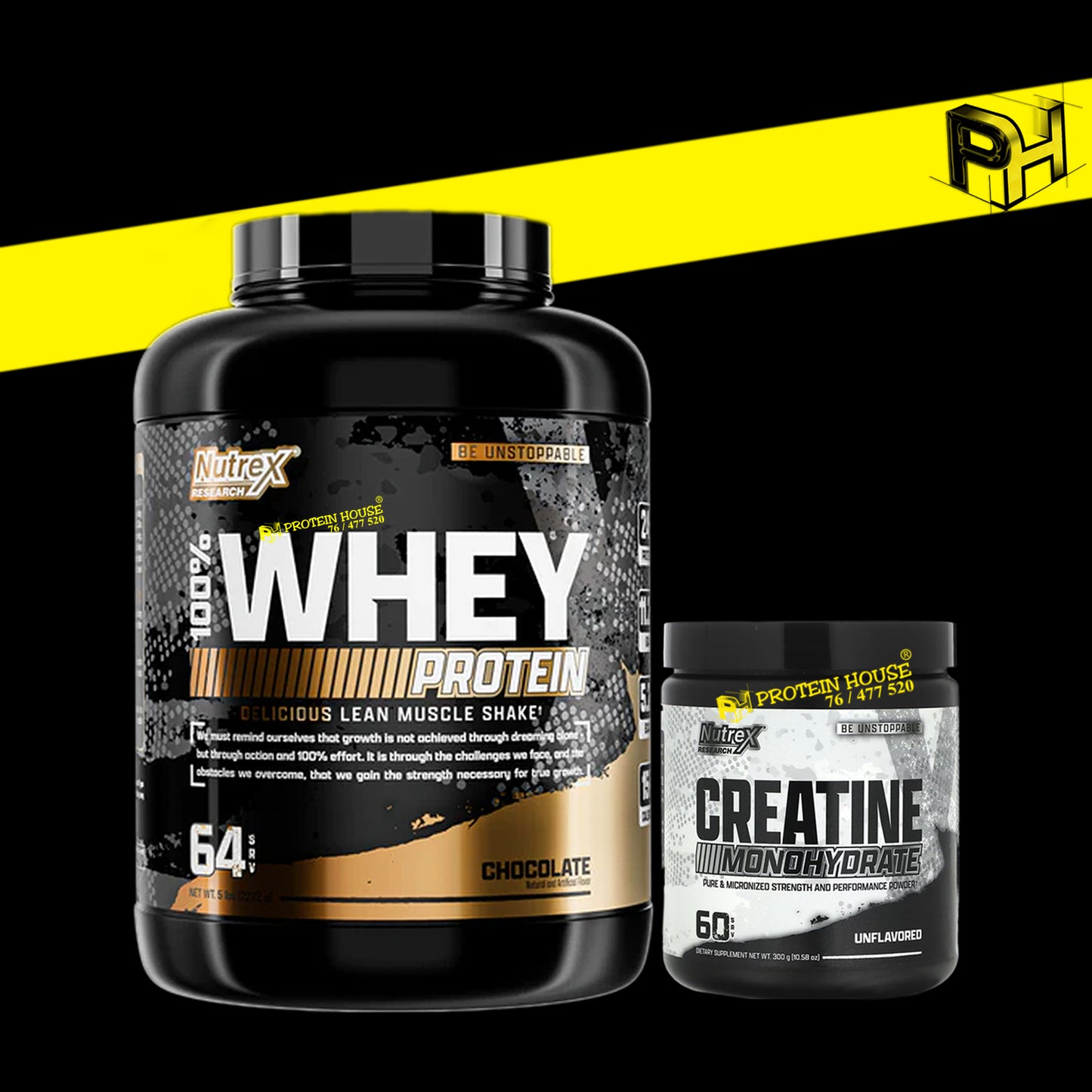 Whey Nutrex 5 LB + Creatine Nutrex 300 G