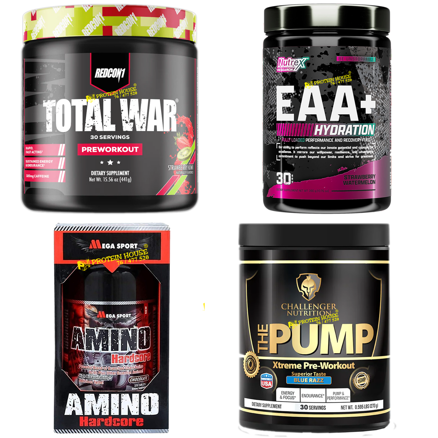 Amino Acids, EAA's, BCAA, Pre-Workout